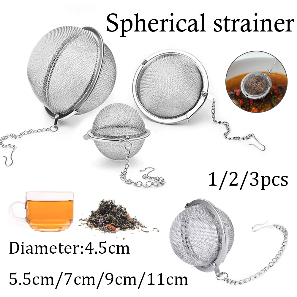 Herbal And Wellness - 1-5pcs Tea Infuser Stainlesss Steel Mesh