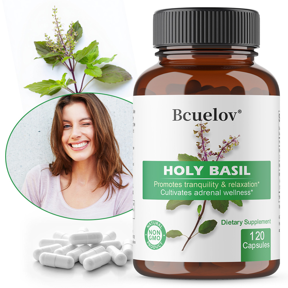 Tulsi Holy Basil - Holy Basil Tulsi Extract Capsules, Support