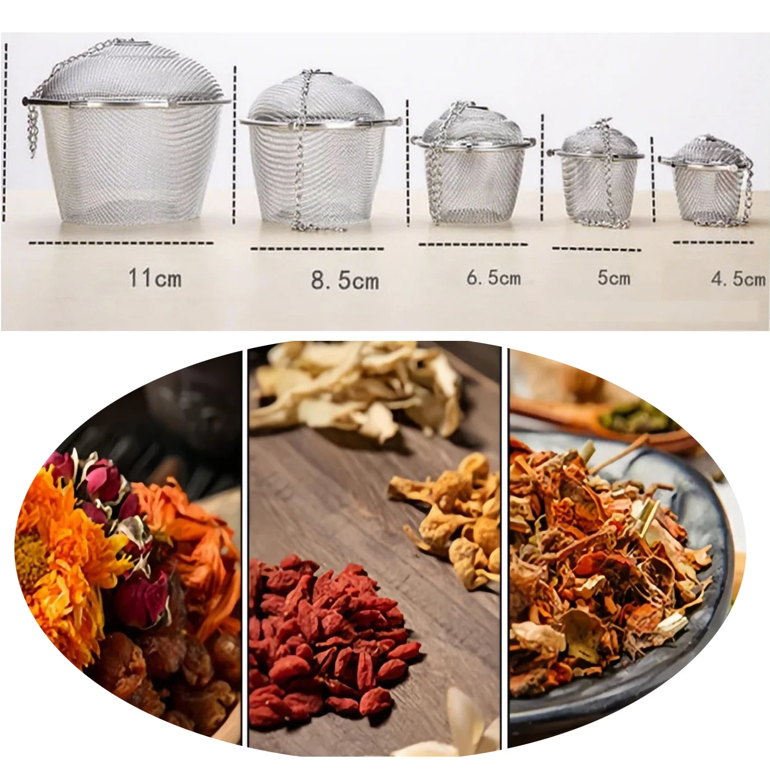 1-2Pcs Stainlesss Steel Tea Sp - огляд і ціна Herbal And Wellness