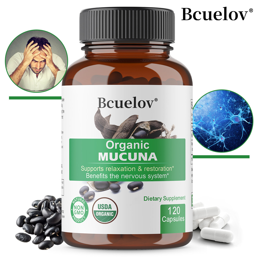 Organic Mucuna Capsules - Supp - огляд і ціна Tulsi Holy Basil