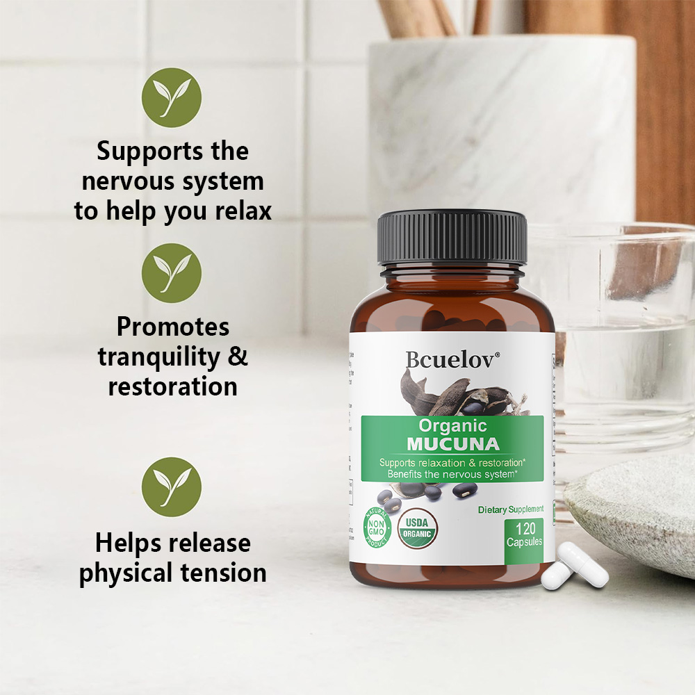 Organic Mucuna Capsules - Supp - огляд і ціна Tulsi Holy Basil