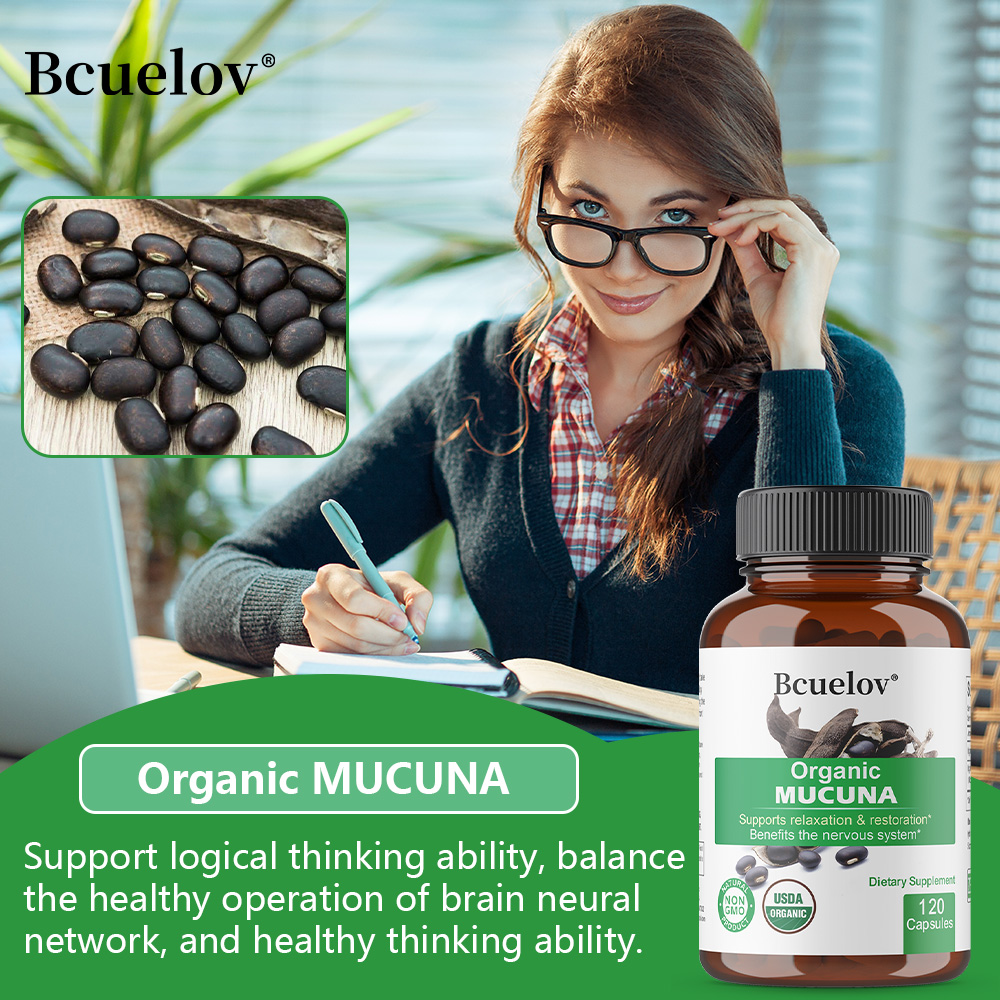 Organic Mucuna Capsules - Supp - огляд і ціна Tulsi Holy Basil