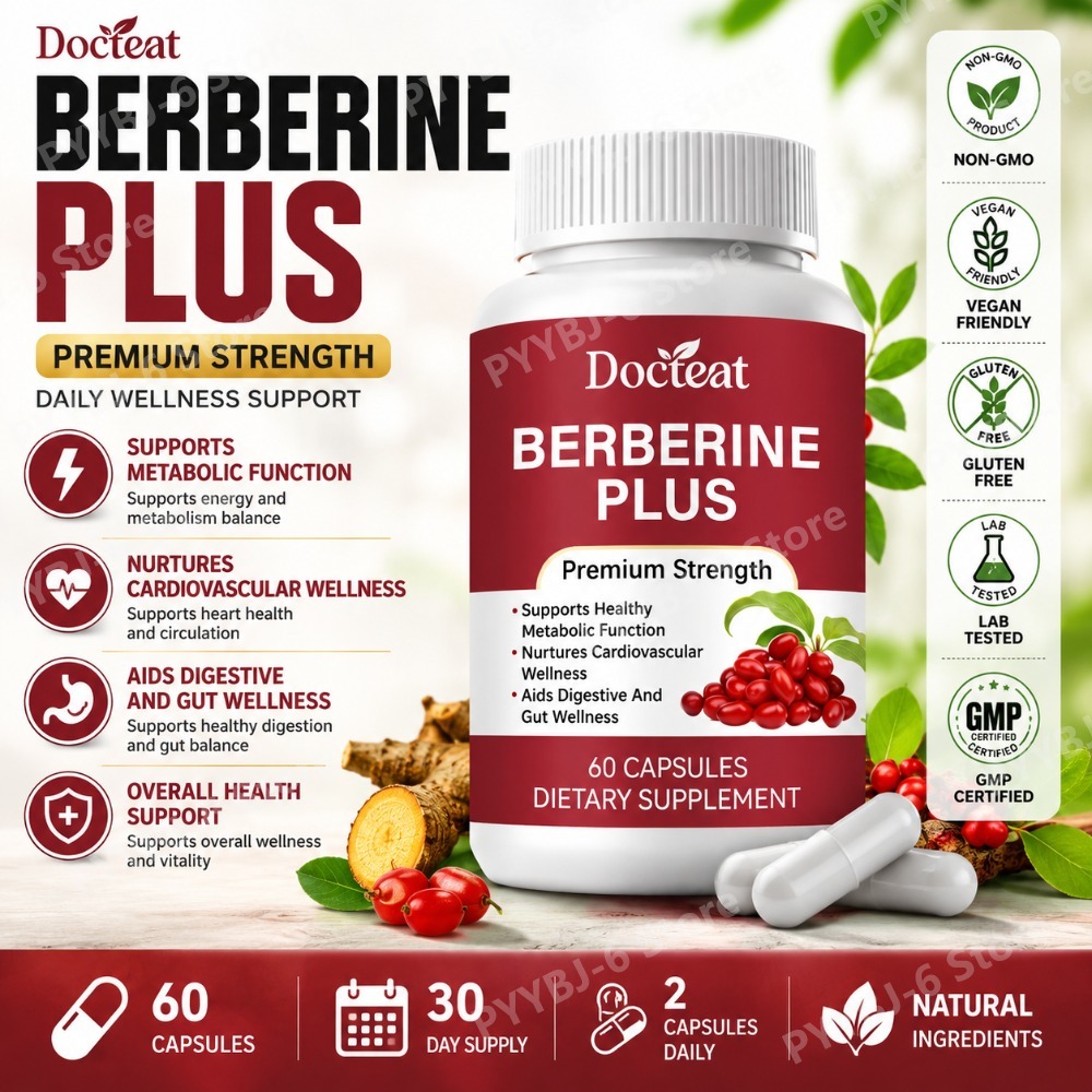 Berberine Plus Supplement 60Ca - огляд і ціна Herbal Wellness Supplement