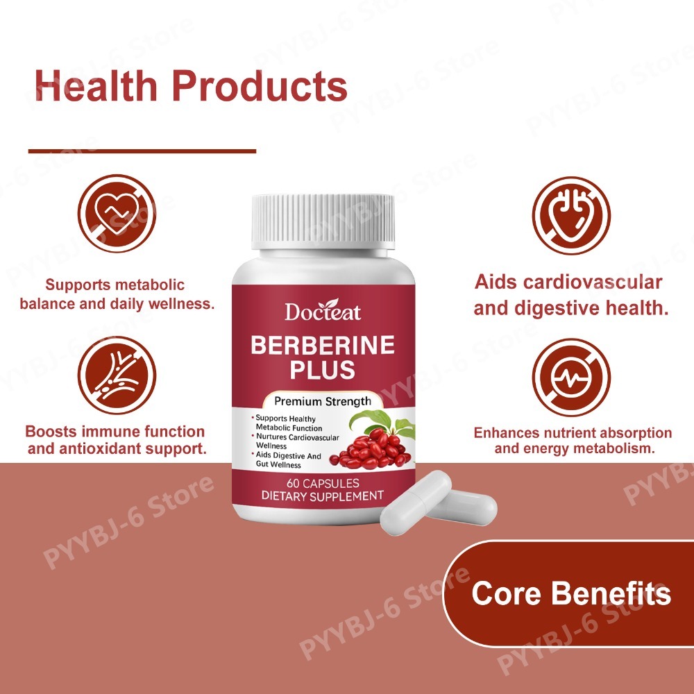 Berberine Plus Supplement 60Ca - огляд і ціна Herbal Wellness Supplement
