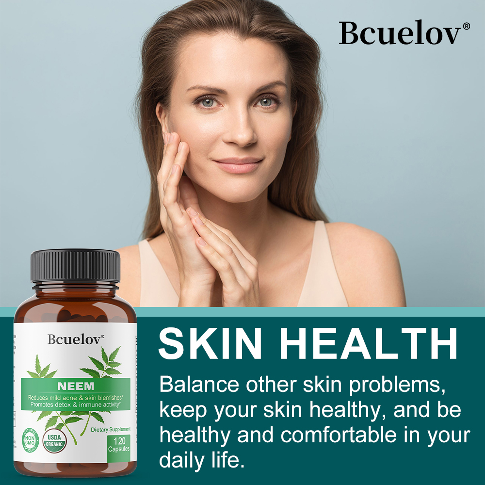 Organic Neem Leaf Capsules, He - огляд і ціна Herbal Wellness Supplement