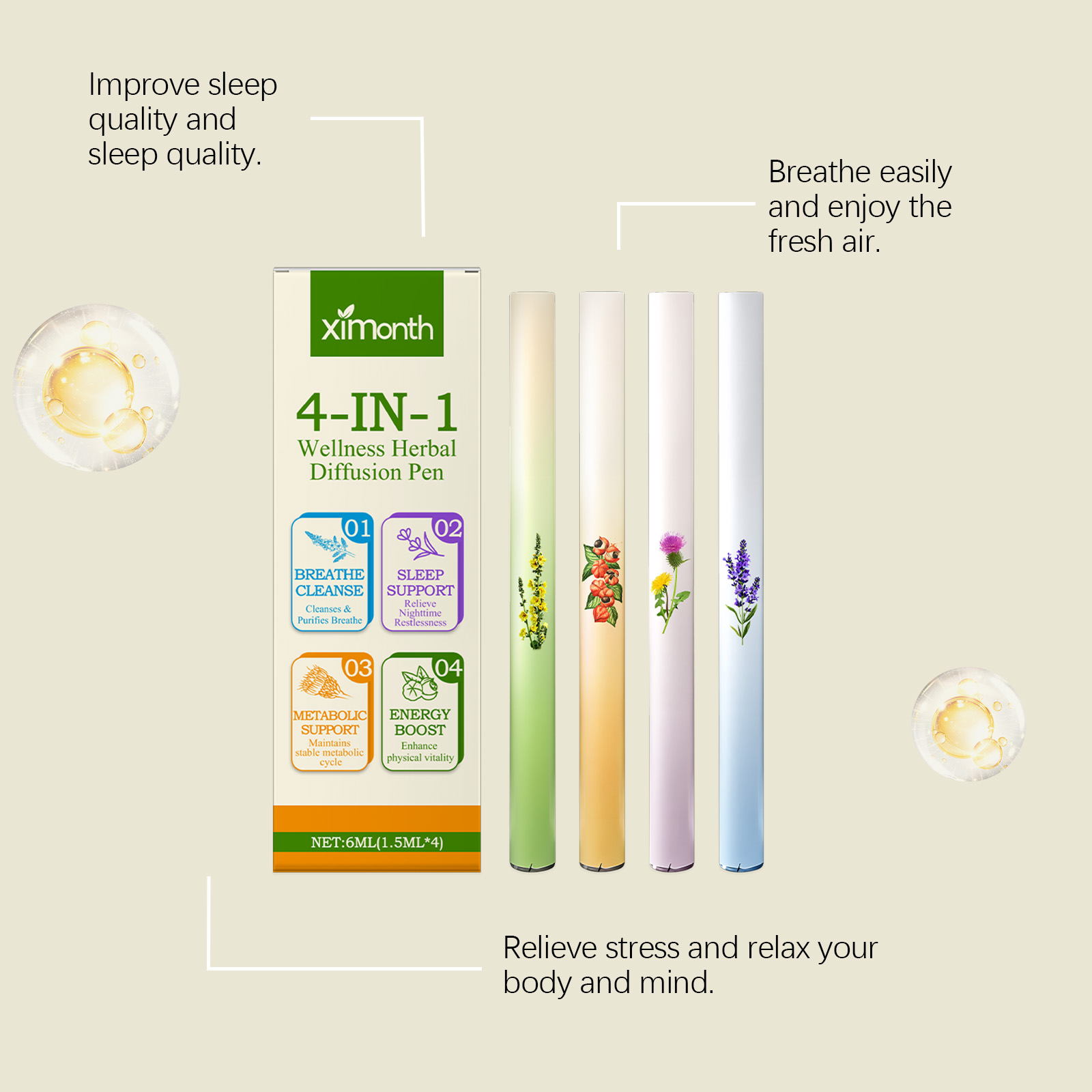 4 In 1 Herbal Energy Combo Sti - огляд і ціна Herbal And Wellness