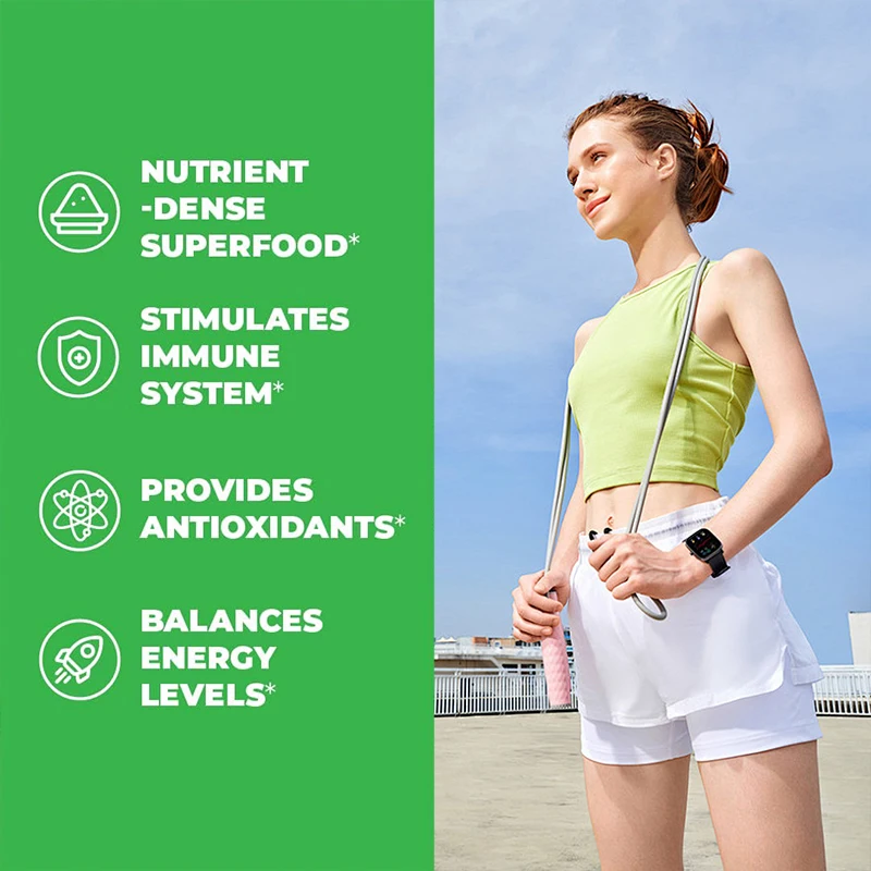 Spirulina Chlorella Capsules - - огляд і ціна Tulsi Holy Basil