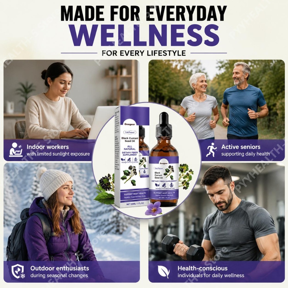 Black Currant Seed Oil Drops 3 - огляд і ціна Wellness Herbal Medicine