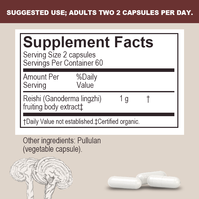 Reishi Capsules - Relieve Stre - огляд і ціна Tulsi Holy Basil