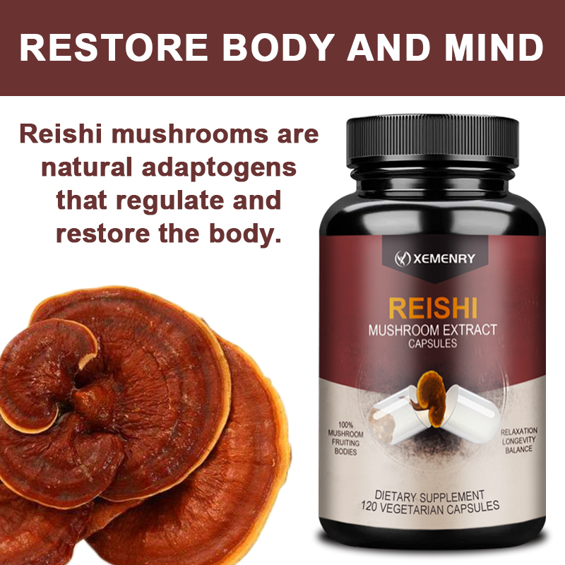 Reishi Capsules - Relieve Stre - огляд і ціна Tulsi Holy Basil