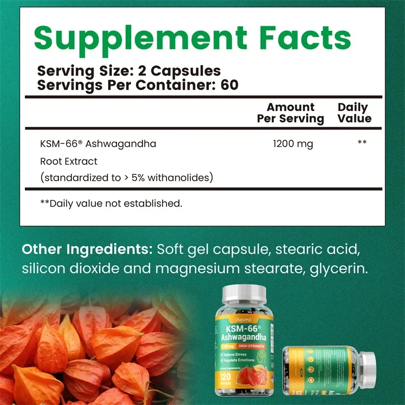 KSM-66 Ashwagandha Extracts Ca - огляд і ціна Tulsi Holy Basil
