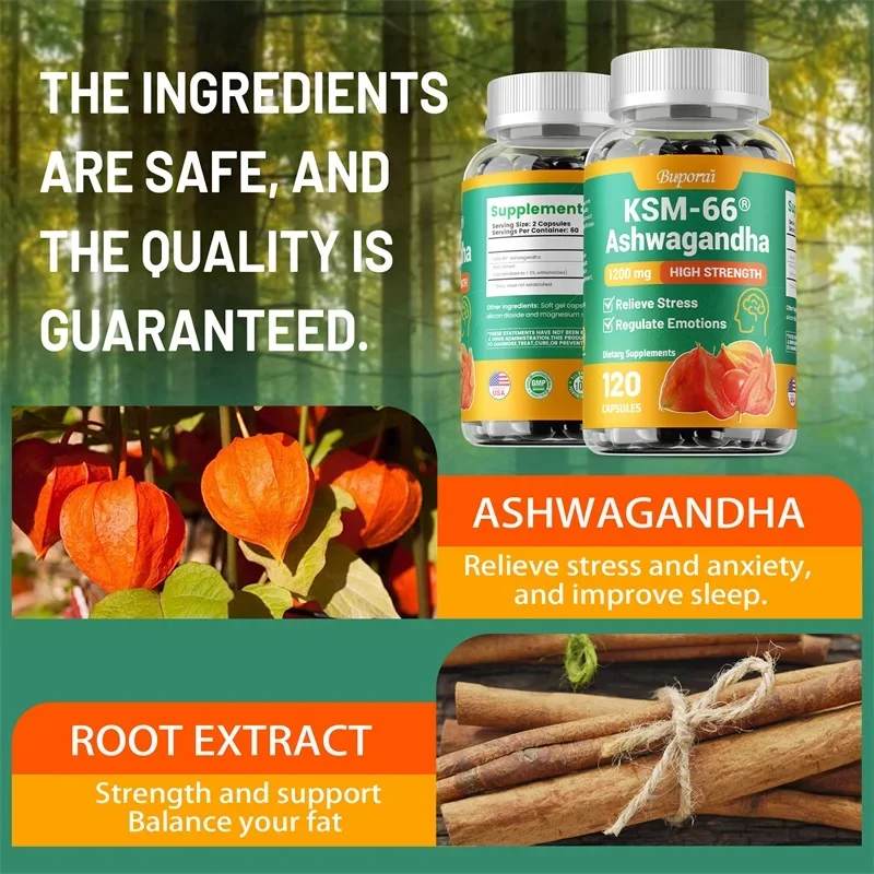 KSM-66 Ashwagandha Extracts Ca - огляд і ціна Tulsi Holy Basil