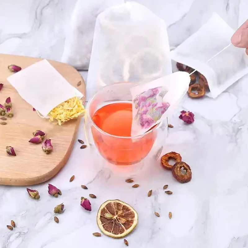 100pcs Disposable Teabags Non- - огляд і ціна Herbal And Wellness