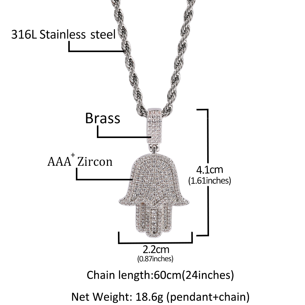 UWIN Mini Hamsa Hand Pendent N - огляд і ціна Tulsi Holy Basil