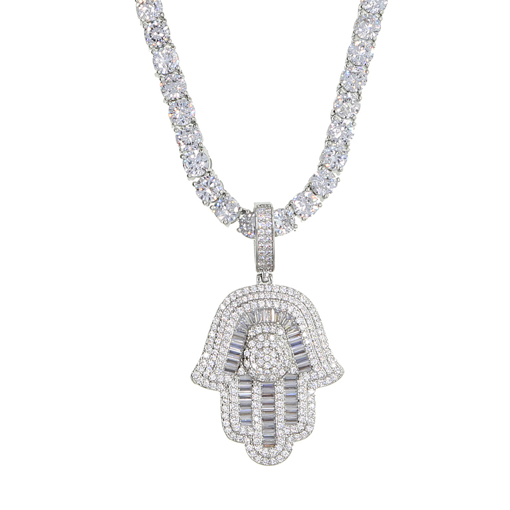 New Hamsa Hand Pendant Necklac - огляд і ціна Tulsi Holy Basil