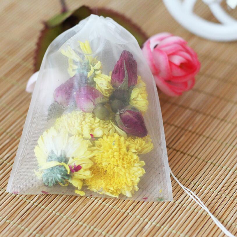 50pcs/lot Empty Tea Bag Nylon  - огляд і ціна Herbal Wellness Supplement
