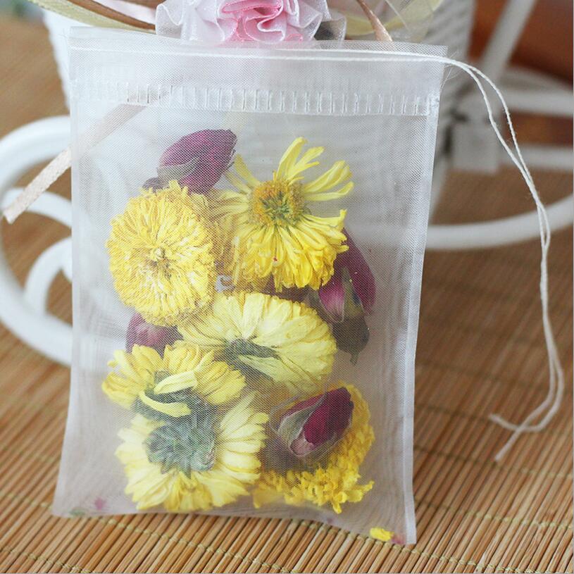50pcs/lot Empty Tea Bag Nylon  - огляд і ціна Herbal Wellness Supplement