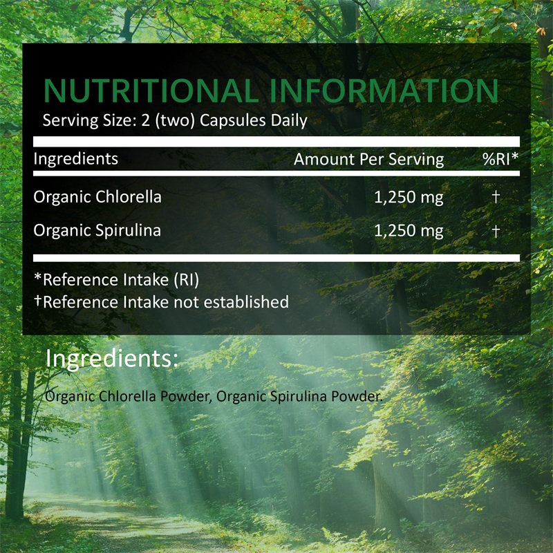Organic Chlorella & Spirulina  - огляд і ціна Tulsi Holy Basil
