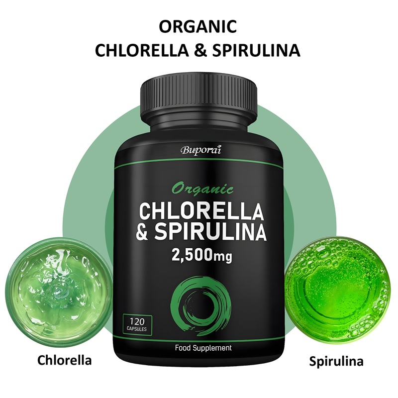 Organic Chlorella & Spirulina  - огляд і ціна Tulsi Holy Basil