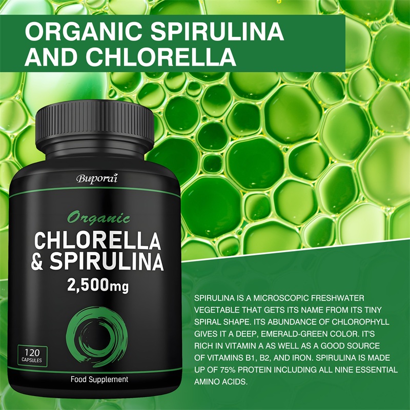 Organic Chlorella & Spirulina  - огляд і ціна Tulsi Holy Basil